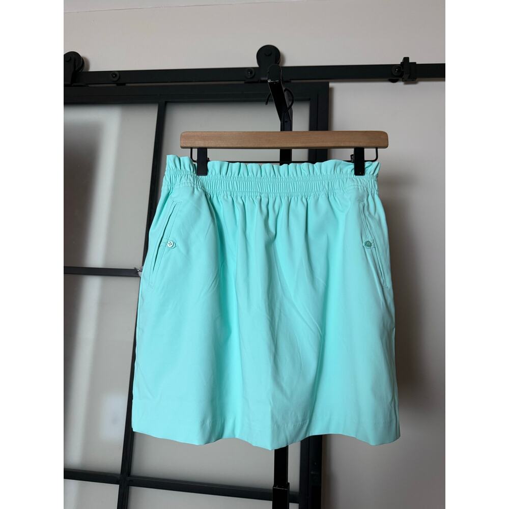 NWT EP NY Ladies Tech Stretch Paper Bag Skort Size Medium